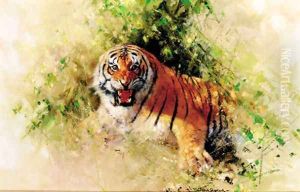 Study for 'Tiger Fire'