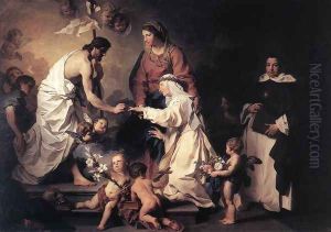The Marriage of St Catherine 1740-45 by Pierre Subleyras