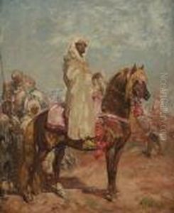 An Arab Horseman by Henri Julien Rousseau
