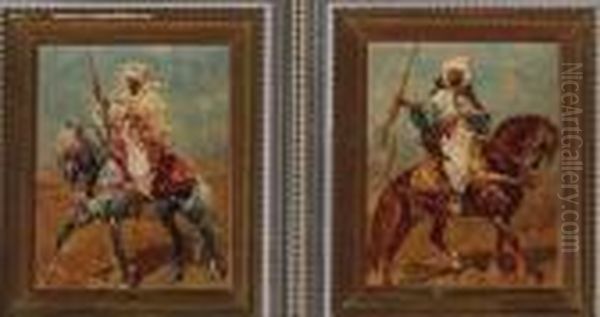 Arab Horsemen - view 1