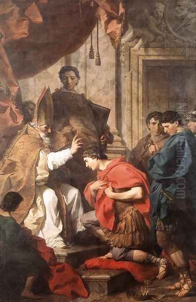 St Ambrose Converting Theodosius - view 1