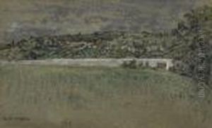 Paysage Au Mur Blanc