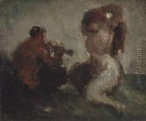 Nymphe Et Faune by Ker Xavier Roussel