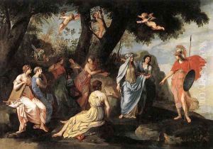 Minerva and the Muses by Jacques Stella