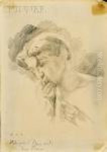 Portrait Of Vaslav Nijinsky by Ker Xavier Roussel