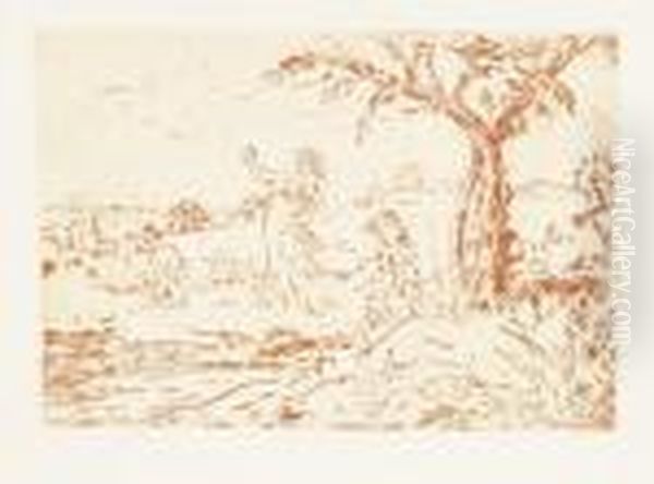 Personnages Au Bord De La Mer. - view 1