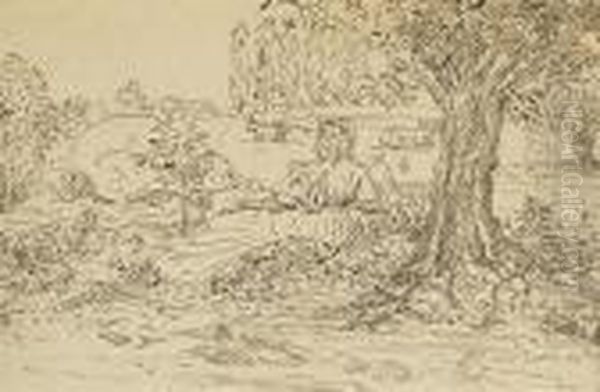 Femme Dans Un Paysage - view 1