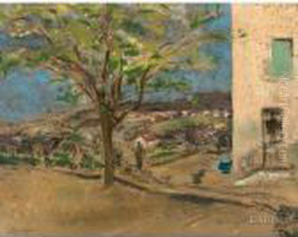 Maison Et Arbre Dans La Campagne - view 1