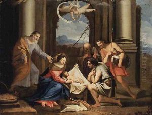 Adoration of the Shepherds by Jacques Stella