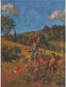 Nymphe Et Cupidons by Ker Xavier Roussel