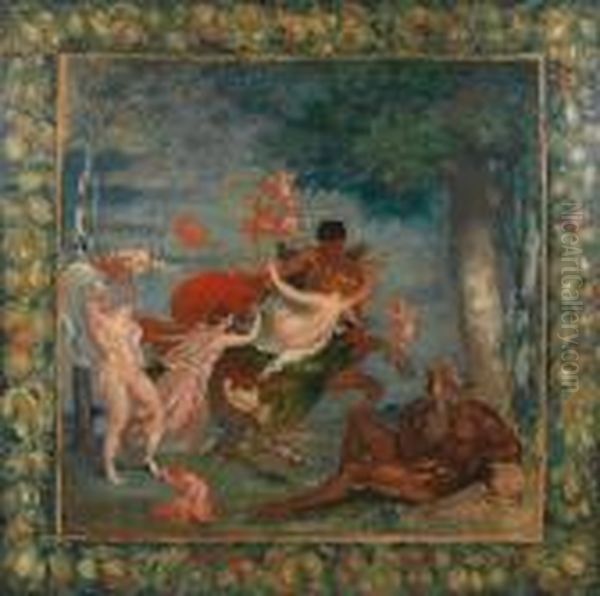 Deianeira Abducted By The Centaur Nessus - view 1