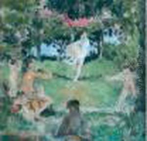 Danseurs Dans Une Clairiere