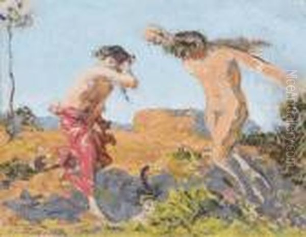 Faune Et Nymphe - view 1