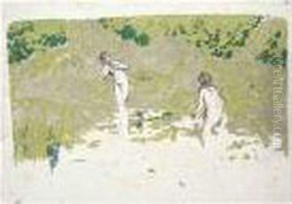 Deux Baigneuses. 1900. - view 1