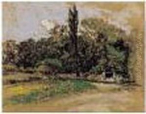 Pastel Sur Papier Bistre Signe Et Date "1904" En Bas A Droite Au Crayon by Ker Xavier Roussel