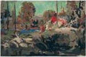 Paysage, Vue D'un Parc by Ker Xavier Roussel