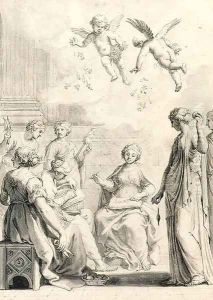 The Education of the Virgin by Jacques Stella