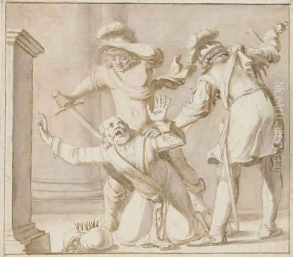 The death of Belshazzar - view 1