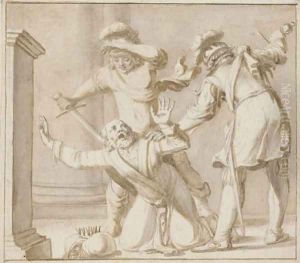 The death of Belshazzar by Jacques Stella