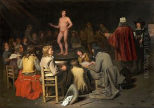 The Drawing Class 1656-58 by Michael Sweerts