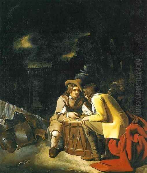 Soldiers Playing Dice - view 1
