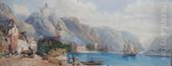 On The Rhine, Marksburgh - view 1