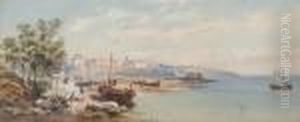 Italienische Kustenlandschaft by Charles Rowbotham
