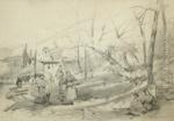Study Of "menazzio, Lake Como" - view 1