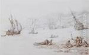 Figures In On The Beach