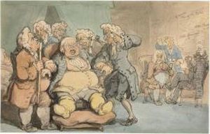 Matthew Bramble's Trip To Bath by Thomas Rowlandson