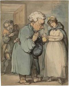 The Quack Dr. Humbug Gives Advice Gratis by Thomas Rowlandson
