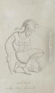 A Greek Warrior by Thomas Rowlandson