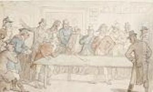Billiards by Thomas Rowlandson