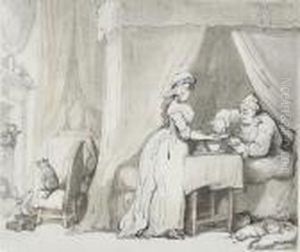 The Batchelor by Thomas Rowlandson