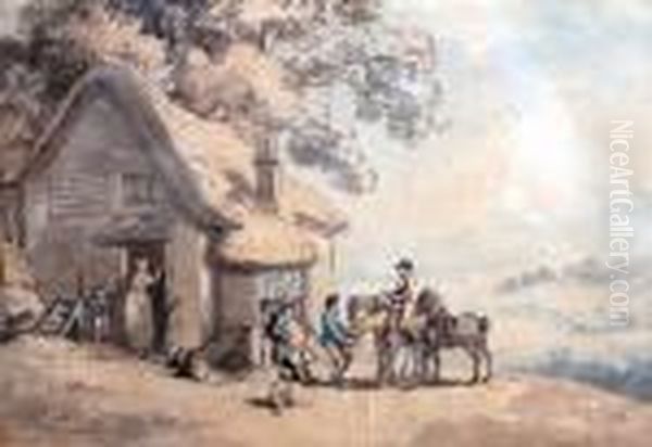 Travellers Resting At A Dorchester Inn - view 1