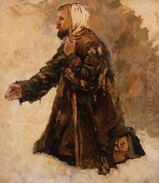 God's Fool on his Knees - view 1