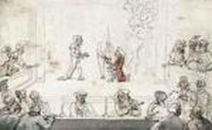 A Captivating Performance by Thomas Rowlandson