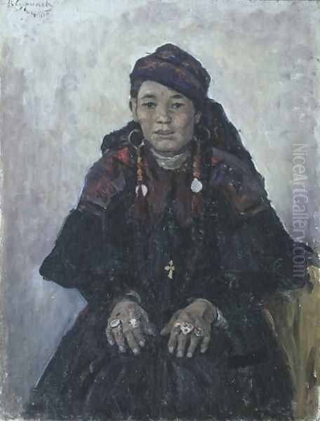 Portrait of a Cossack Woman, 1909 - view 1