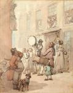 Street Musicians by Thomas Rowlandson