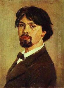 Self-Portrait by Vasilij Ivanovic Surikov