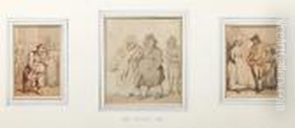 Triptych Of Characters - view 1