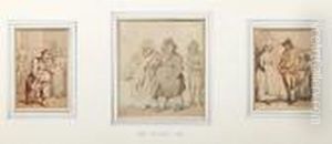 Triptych Of Characters