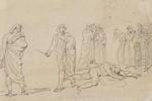 A Spaniard's Revenge by Thomas Rowlandson