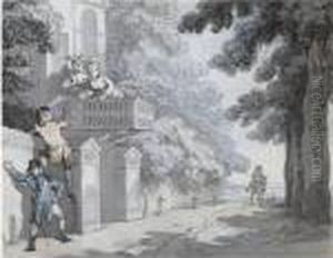 The Art Of Scaling by Thomas Rowlandson