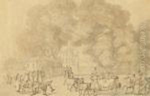 The Prince Regent On Tour by Thomas Rowlandson