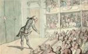 A Captivating Performance by Thomas Rowlandson