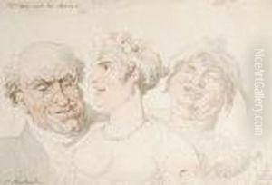 Dr. Eady And His Patients by Thomas Rowlandson