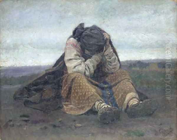 The morning of the Streltsi's execution by Vasilij Ivanovic Surikov