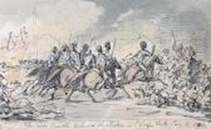 'the Surrey Terribles Dispersing The Ristersin St. George's Fields, June 13th 1795'