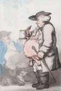 Two Topers by Thomas Rowlandson